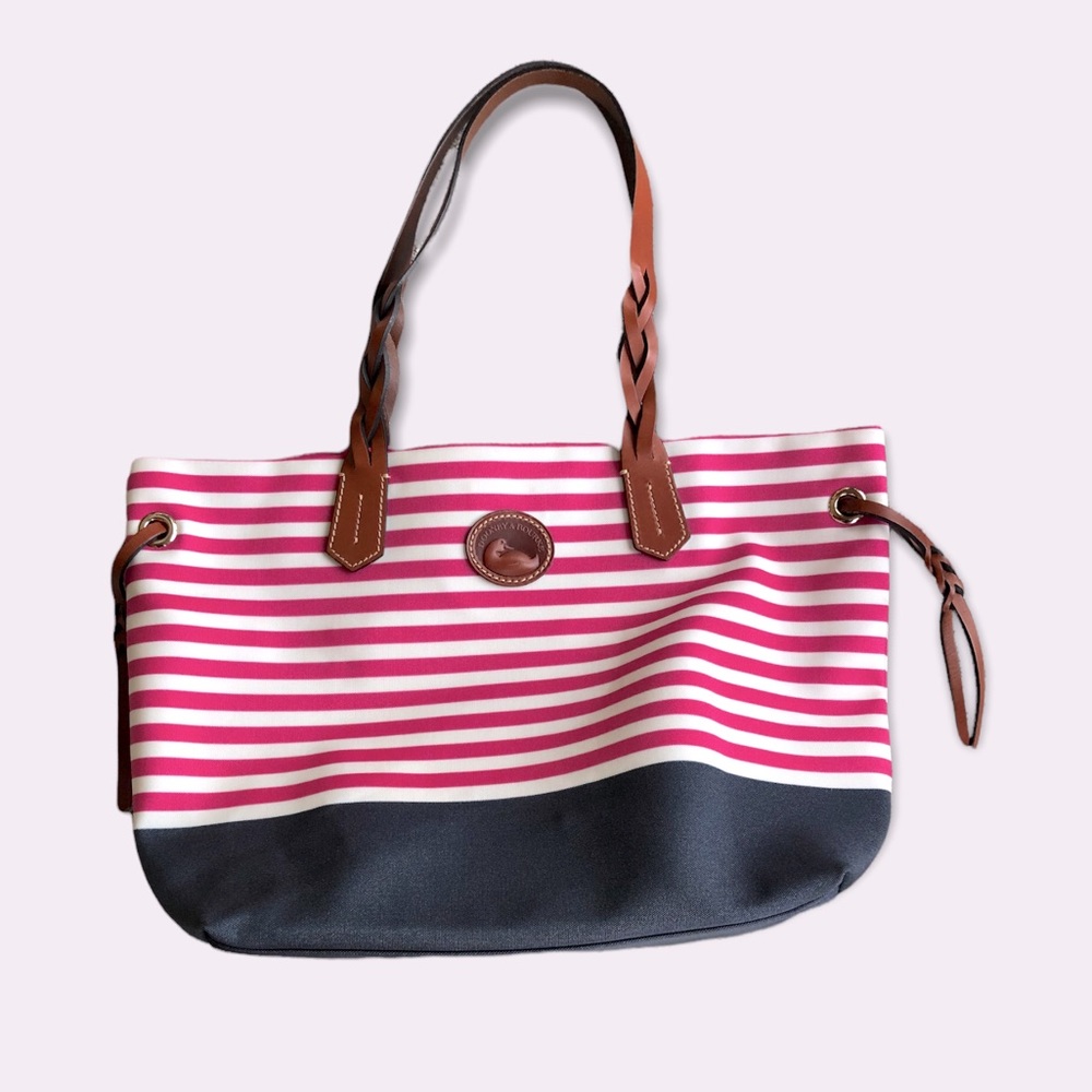 NWOT Dooney & Bourke Sullivan Red Striped Tote